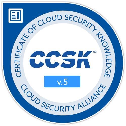 Cloud Security Alliance CCSK certification badge